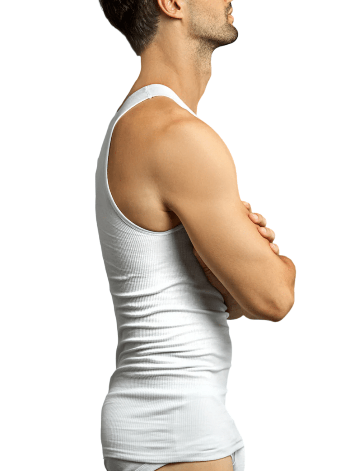 Men's Solid Color Tank Top - Sleeveless – Multicolor Cotton – view 13
