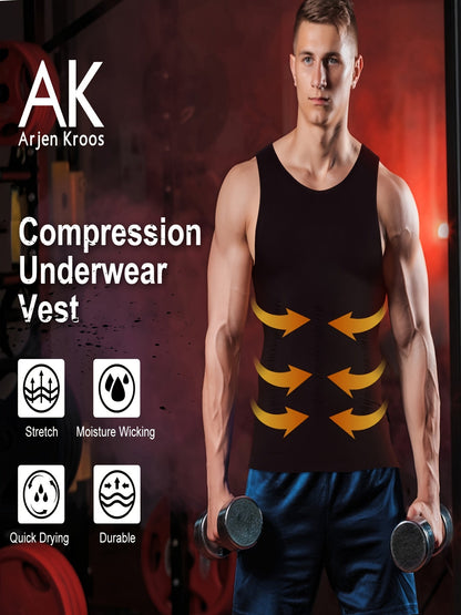 Men's Solid Color Tank Top - Sleeveless – White*3 – view 10