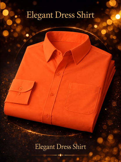 Men's Solid Long Sleeve Casual Shirt - Wrinkle Resistant – view 6