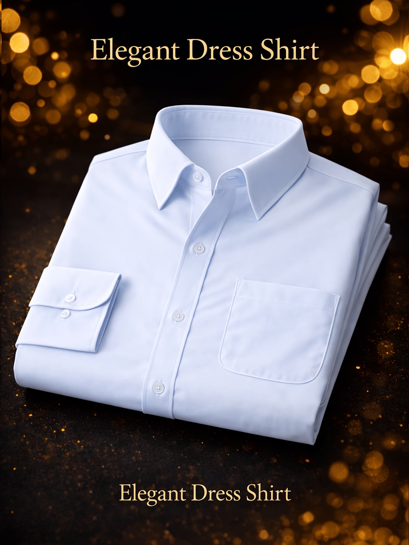 Men's Solid Long Sleeve Casual Shirt - Wrinkle Resistant – view 8