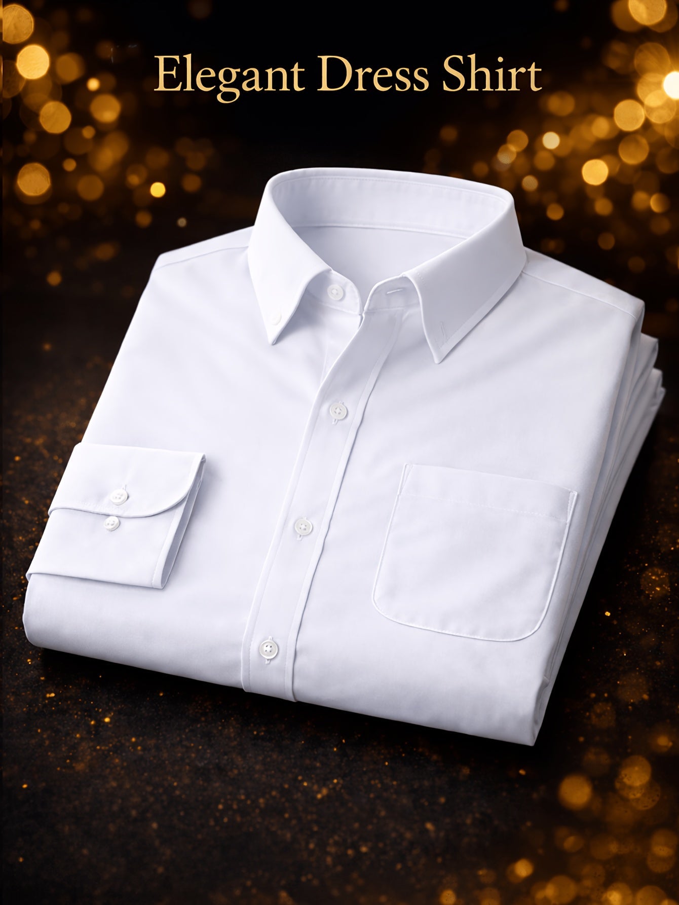 Men's Solid Long Sleeve Casual Shirt - Wrinkle Resistant – view 13