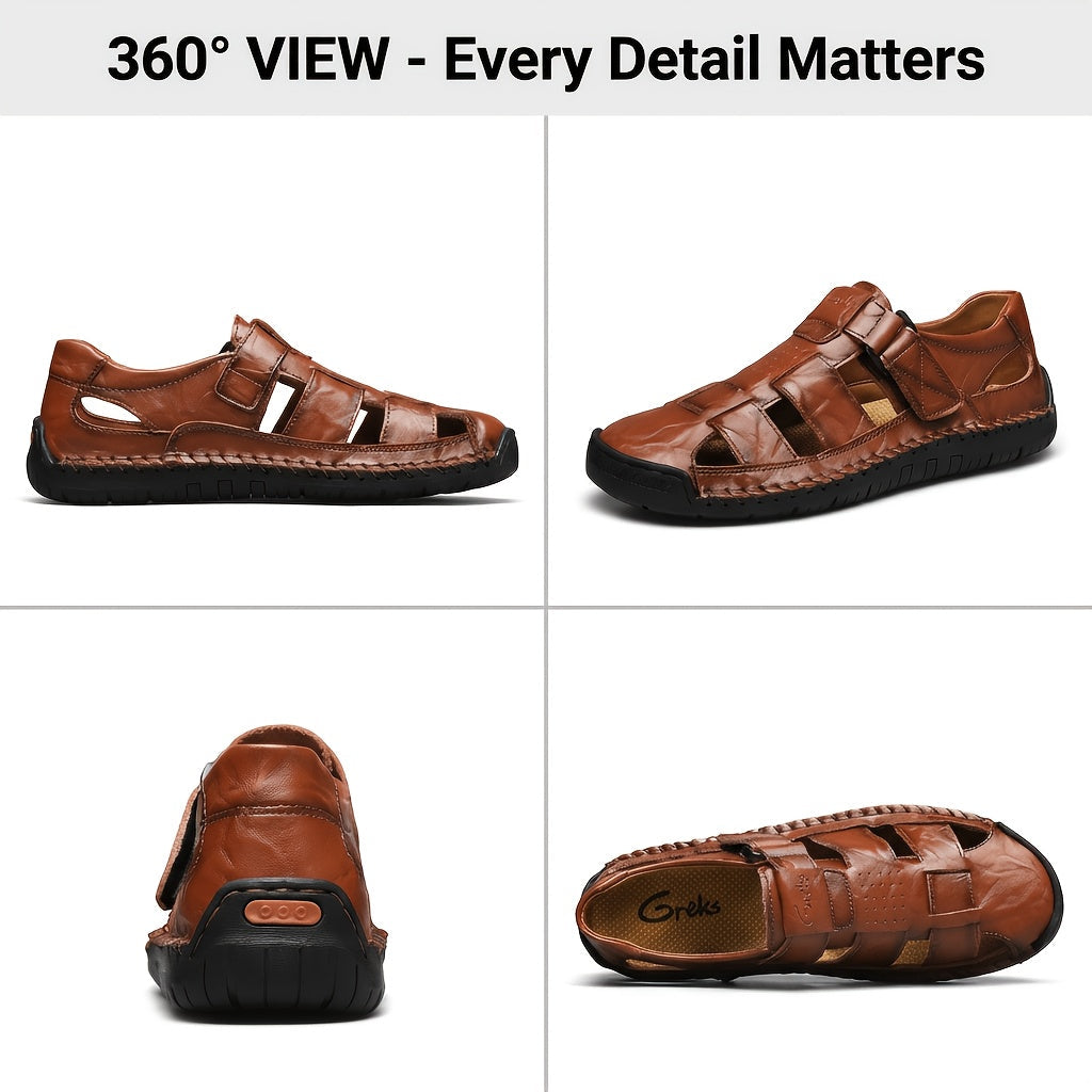 Men's Sport Sandals - Non-Slip Sole & Breathable Comfort – Blue / Black – view 7