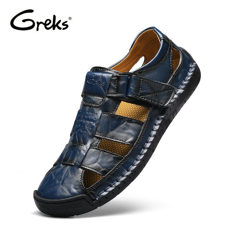 Men's Sport Sandals - Non-Slip Sole & Breathable Comfort – Blue / Black – Blue option – view 2