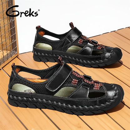 Men's Sport Sandals - Non-Slip Sole & Breathable Comfort – Sizes 37–48 – Black option – view 3