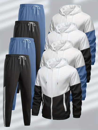 Men's Sportswear Set 8-Piece - Zipper Pocket Styles – main product image