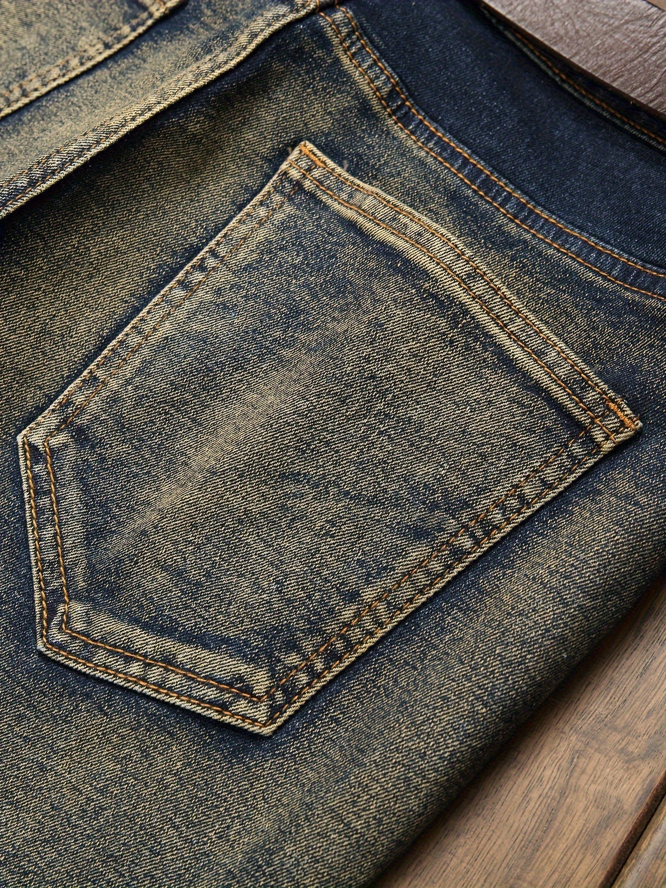 Men's Straight Leg Jeans - Classic Wash Clean Finish – Nostalgia – view 6