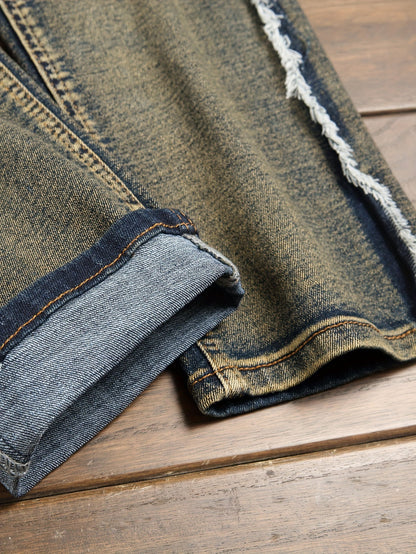 Men's Straight Leg Jeans - Classic Wash Clean Finish – Nostalgia – view 7