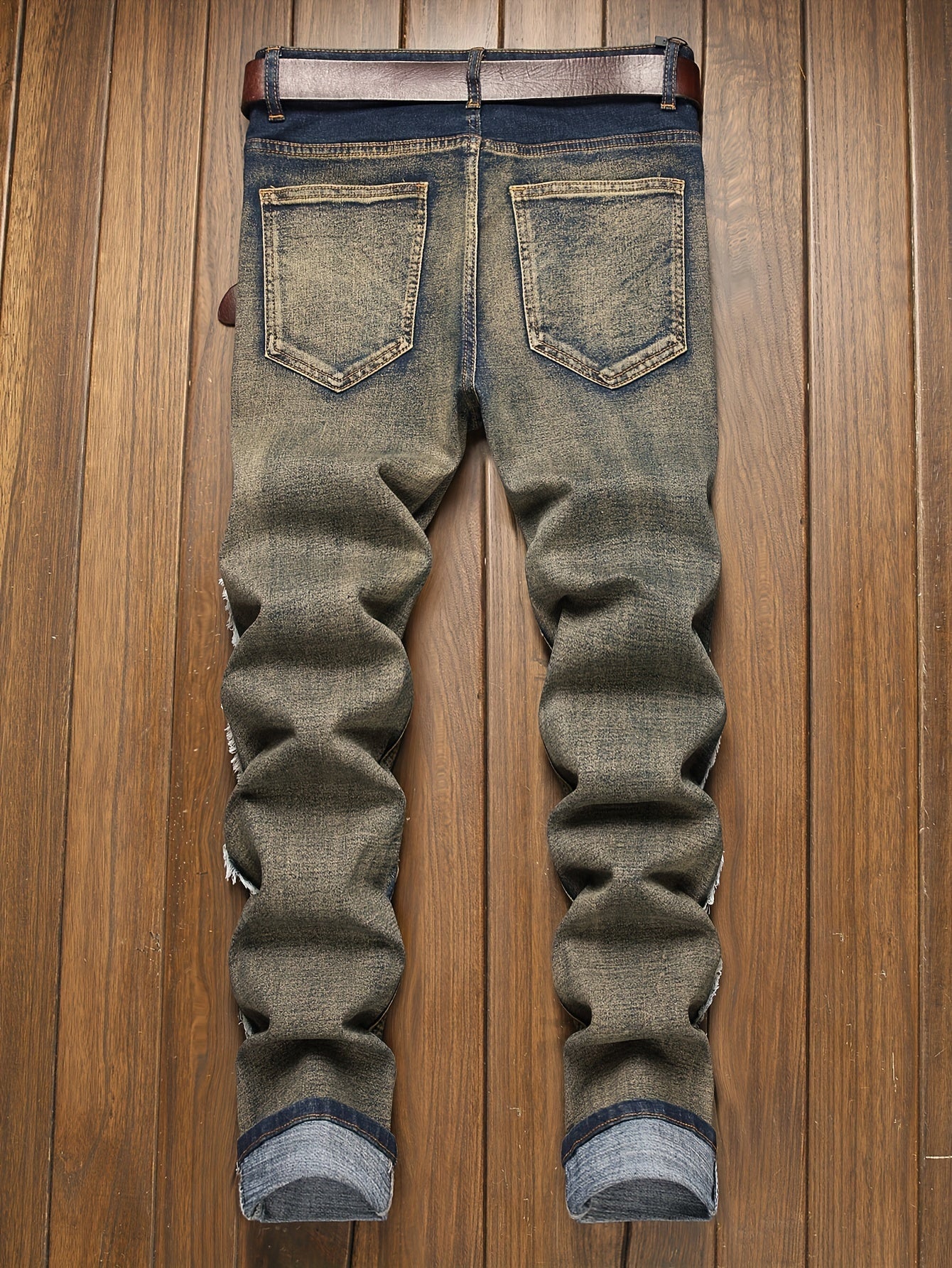 Men's Straight Leg Jeans - Classic Wash Clean Finish – Nostalgia – view 8