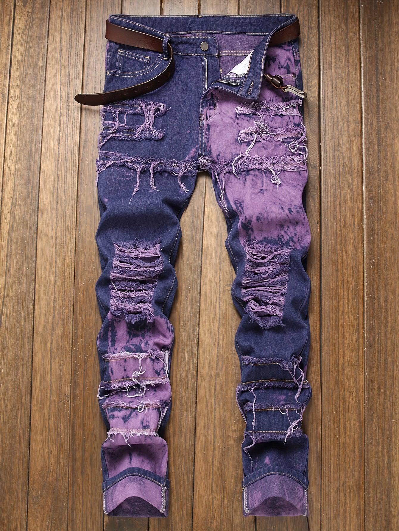 Men's Straight Leg Jeans - Classic Wash Clean Finish – Sizes 30–42 – view 8