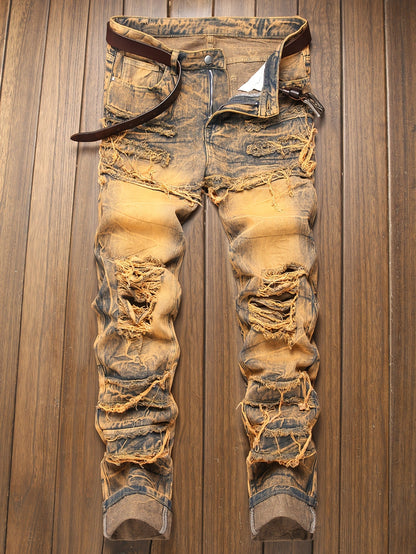 Men's Straight Leg Jeans - Classic Wash Clean Finish – Sizes 30–42 – view 12