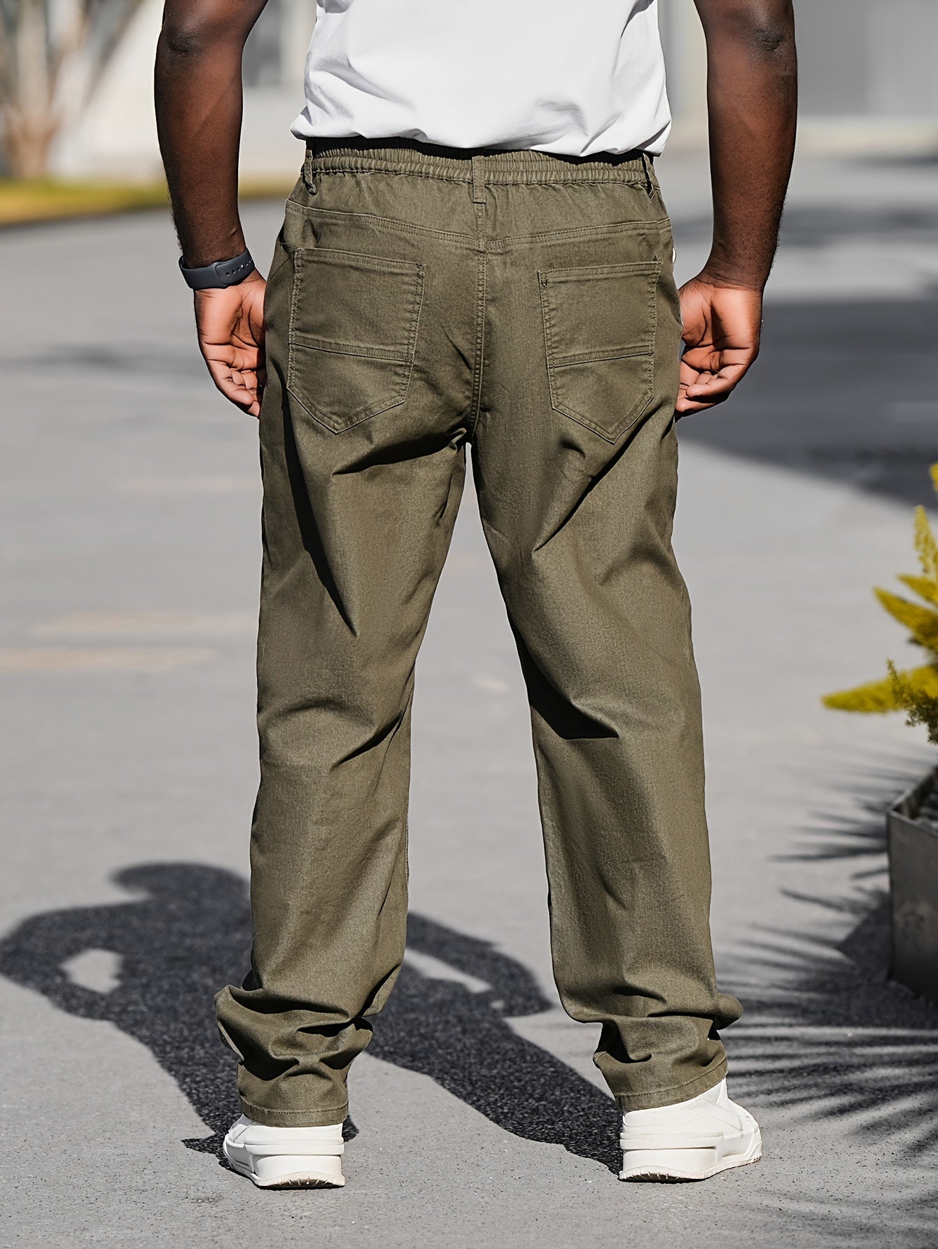Men's Straight Leg Jeans - Classic Wash Clean Finish Streetwear – fern green – main product image