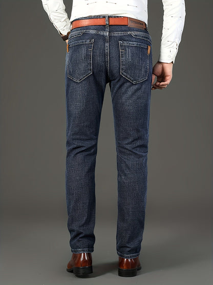 Men's Straight Leg Jeans - Classic Wash Clean Finish Weekend – view 17