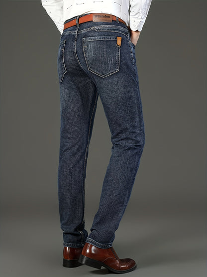 Men's Straight Leg Jeans - Classic Wash Clean Finish Weekend – view 18