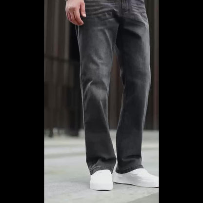 Men's Straight Leg Jeans - Vintage Wash Clean Finish Weekend – view 4