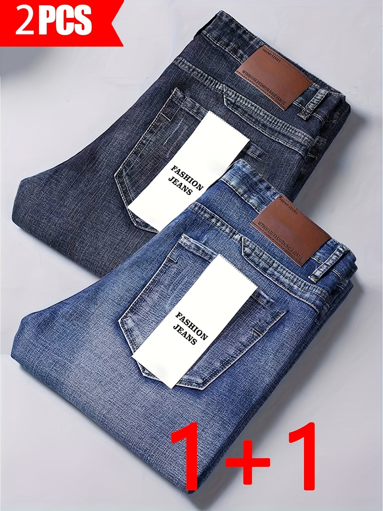 Men's Stretch Jeans - Stretch Comfort – Sizes 30–40 – view 4