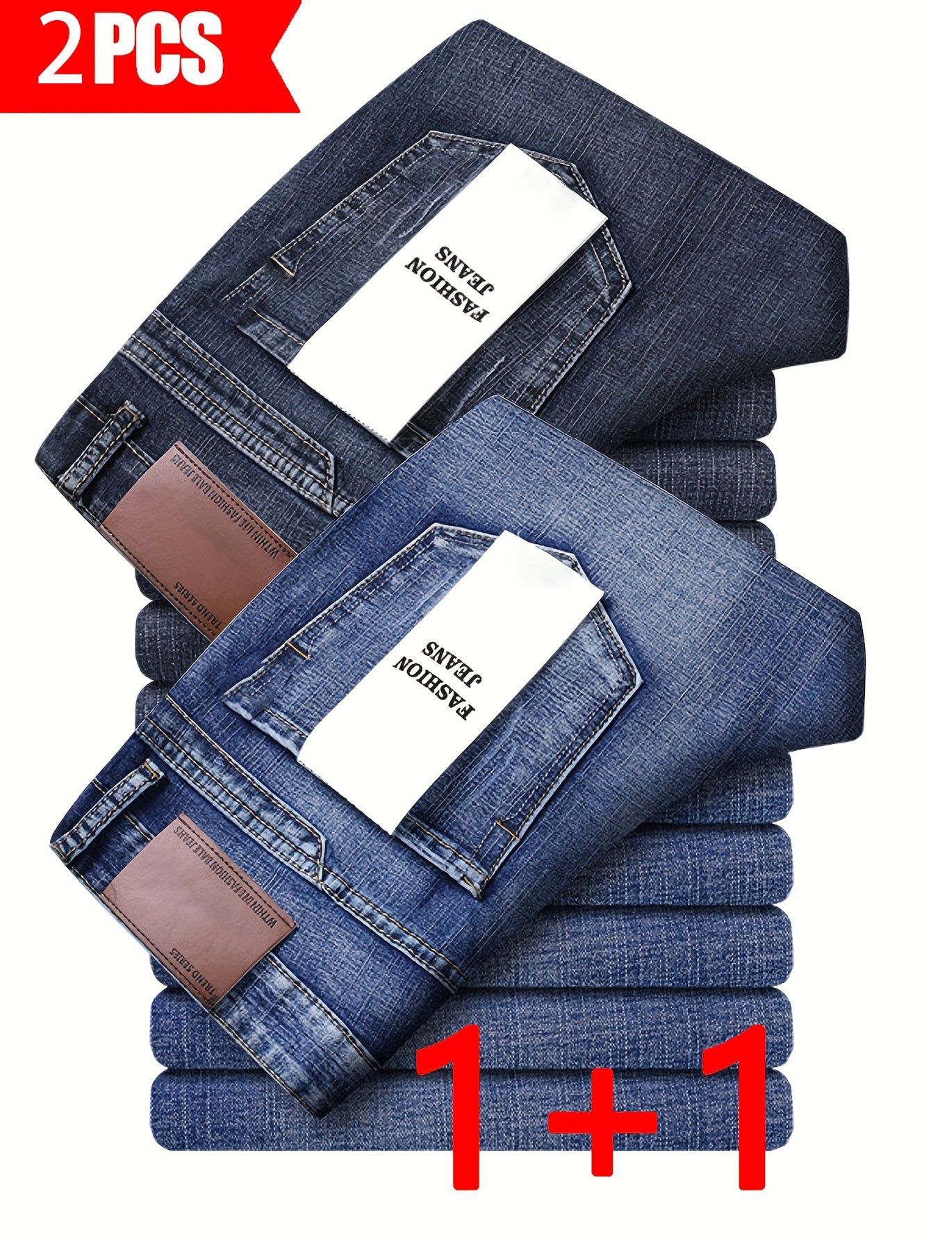 Men's Stretch Jeans - Stretch Comfort – Sizes 30–40 – view 10
