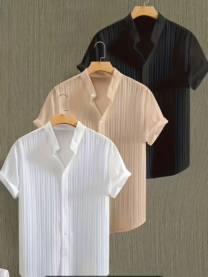 Men's Striped Casual Shirt - Regular Fit – view 2