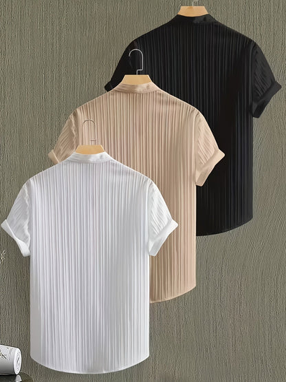 Men's Striped Casual Shirt - Regular Fit – view 7