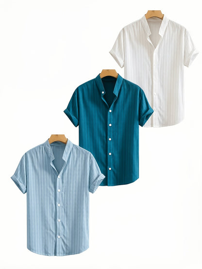 Men's Striped Casual Shirt - Regular Fit – view 9