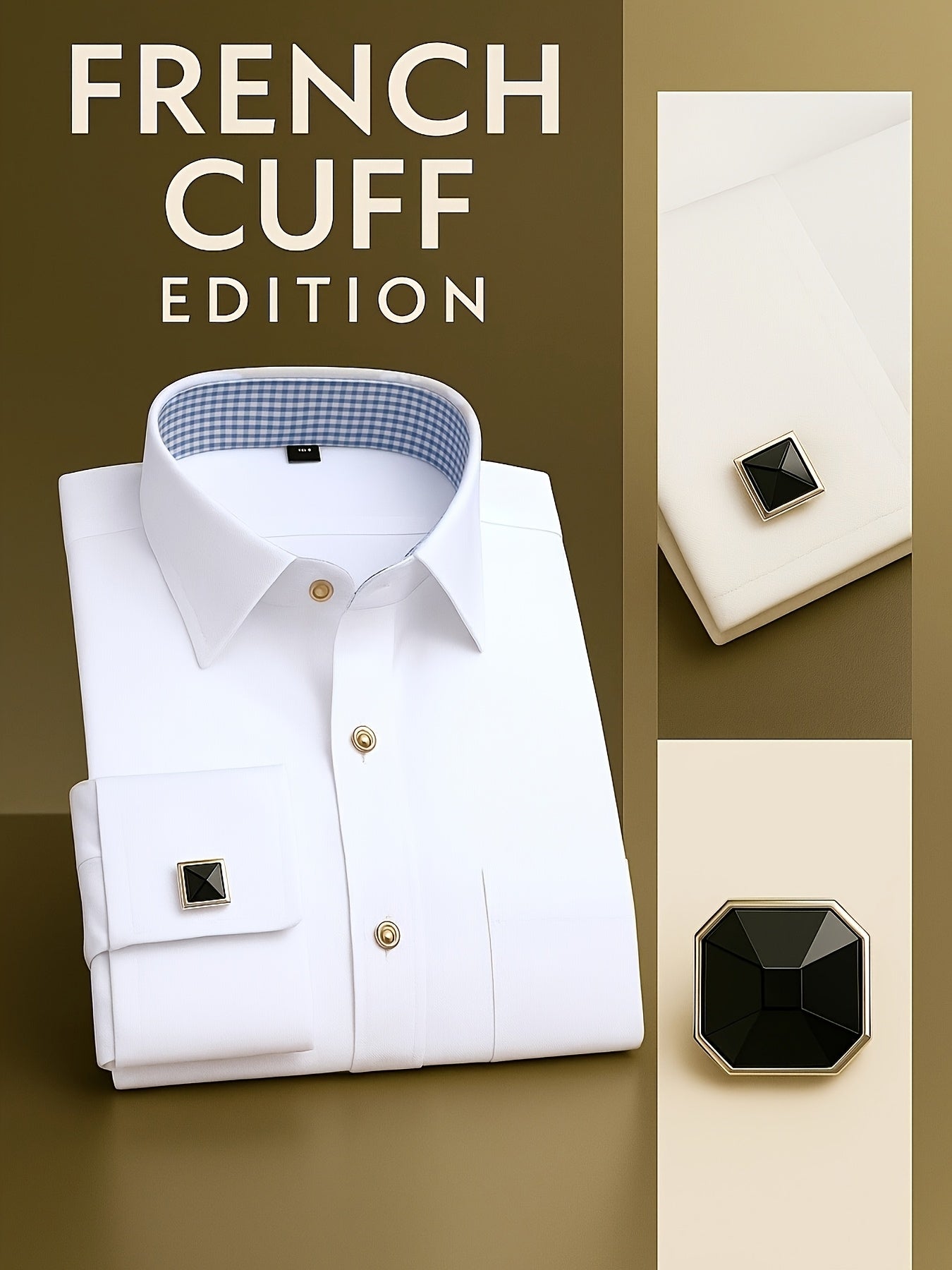 Men's Striped Long Sleeve Dress Shirt - Wrinkle Resistant – main product image