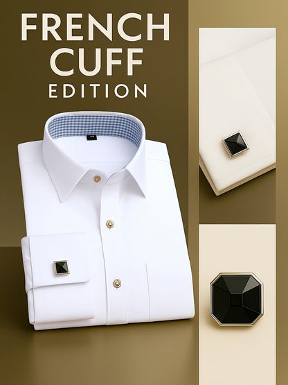 Men's Striped Long Sleeve Dress Shirt - Wrinkle Resistant – main product image