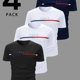 Black, white, white, navy blue