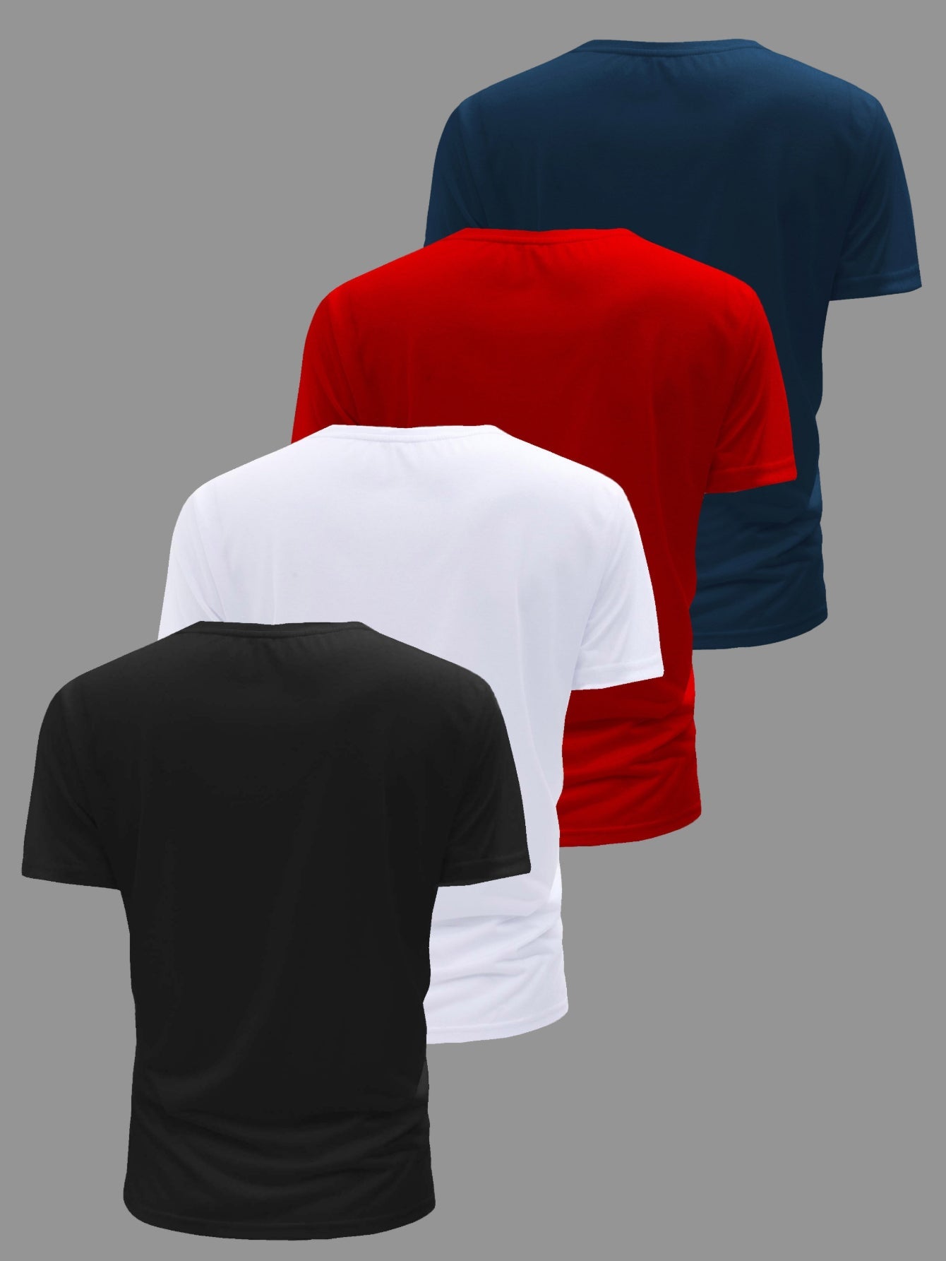 Men's Striped Performance T-Shirt - Crew Neck – view 4