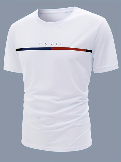 Men's Striped Performance T-Shirt - Crew Neck – view 17