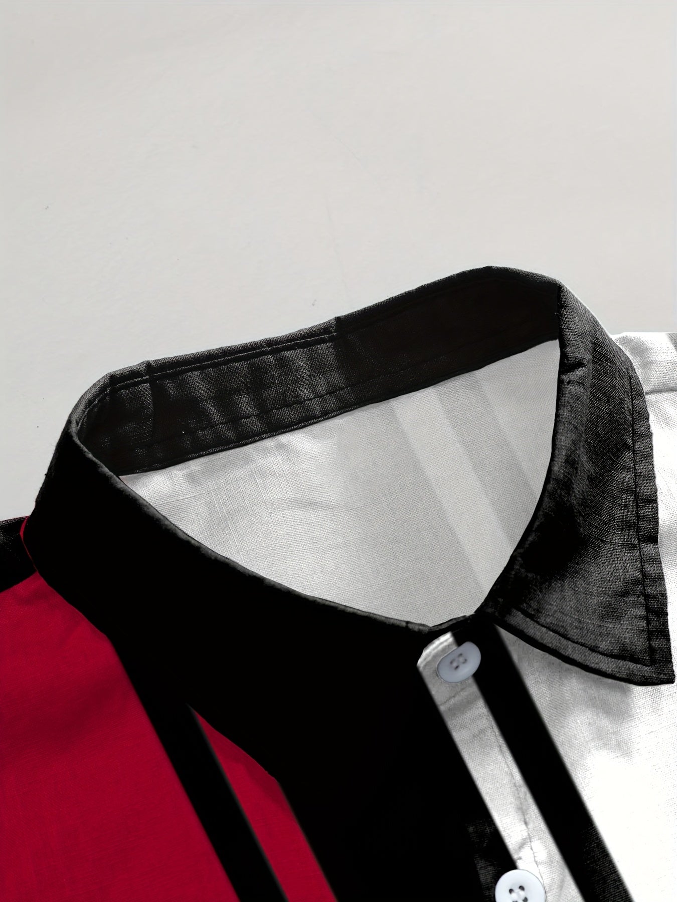 Men's Striped Shirt - Collared Short Sleeve – view 9
