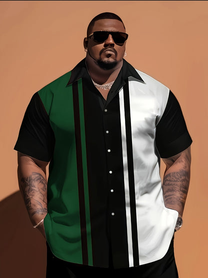 Men's Striped Shirt - Collared Short Sleeve – view 13