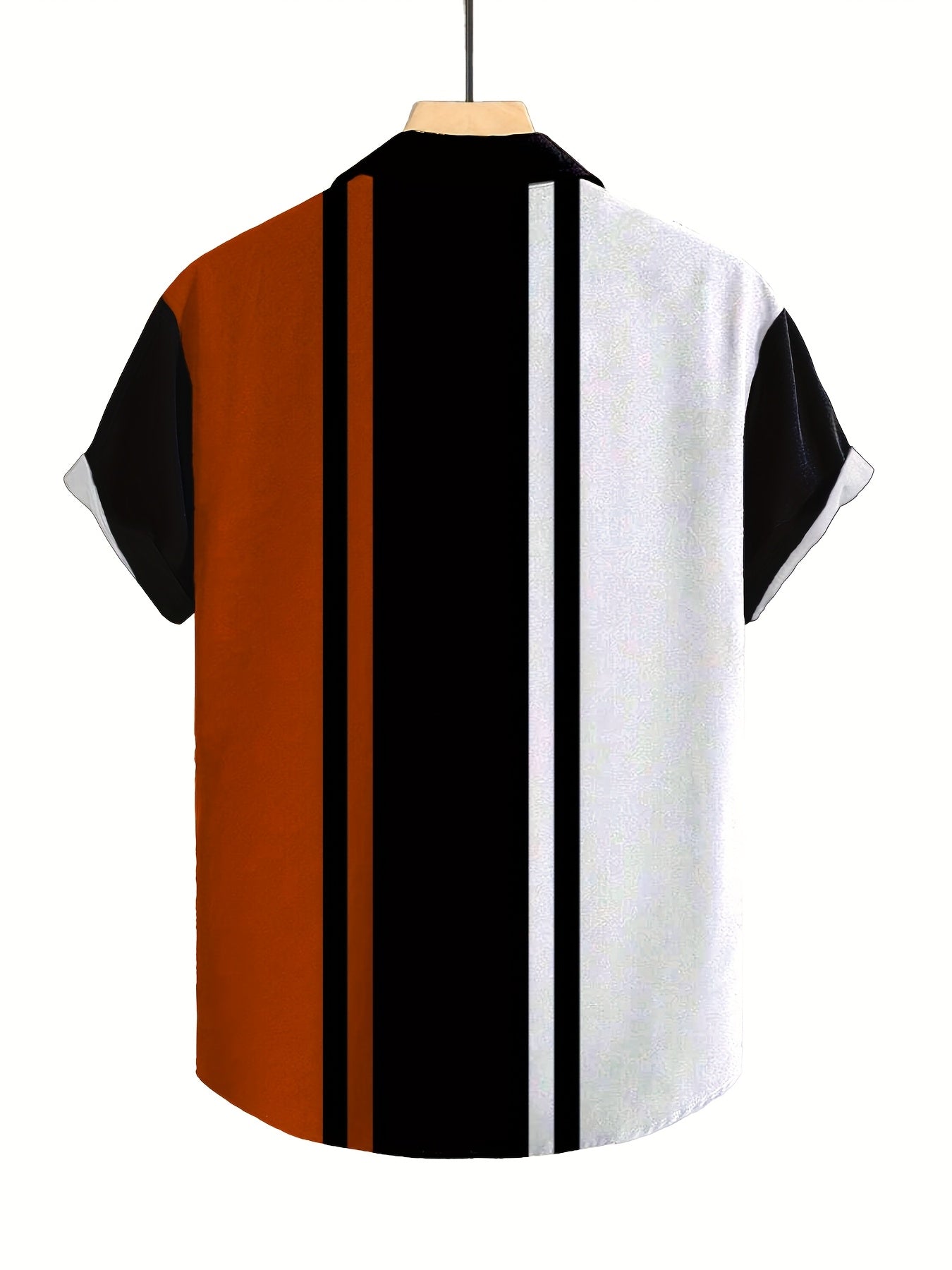 Men's Striped Shirt - Collared Short Sleeve – view 17