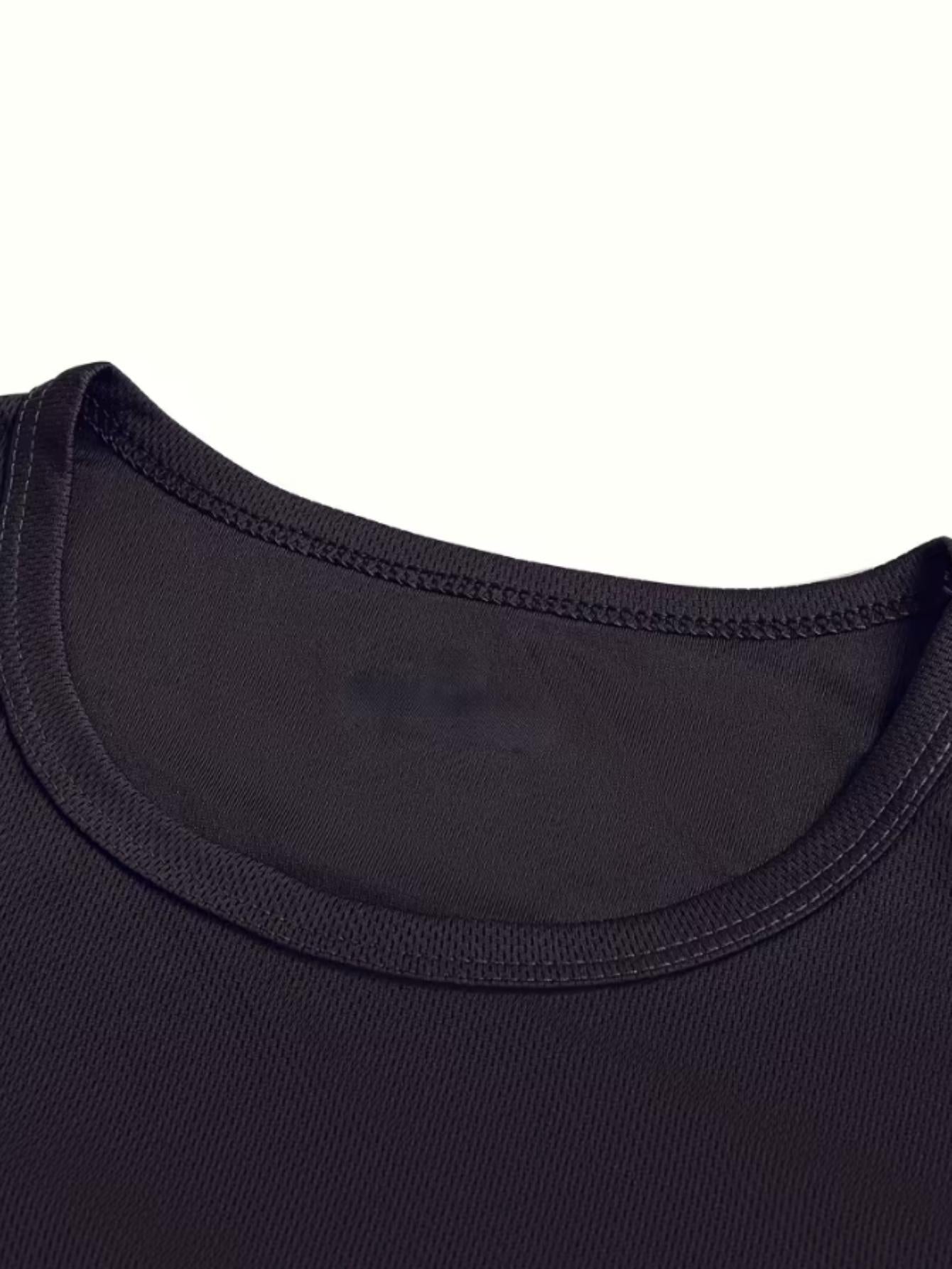 Men's Striped T-Shirt - Crew Neck Long Sleeve – view 2