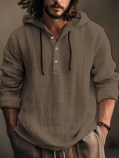 Men's Sweatshirt - Long Sleeve Hooded – view 6