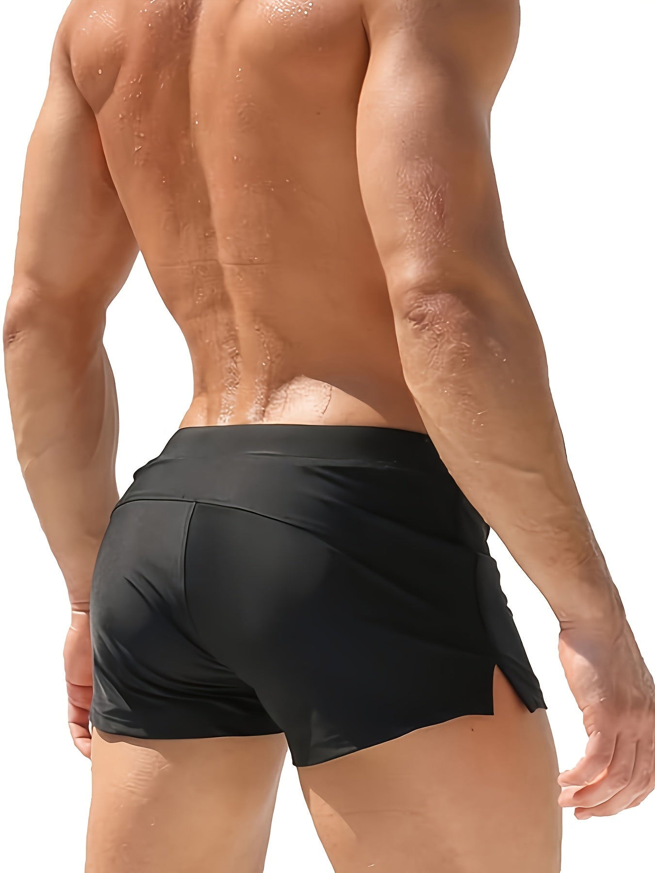 Men's Swim Trunks - Quick Dry Pool Style detail view