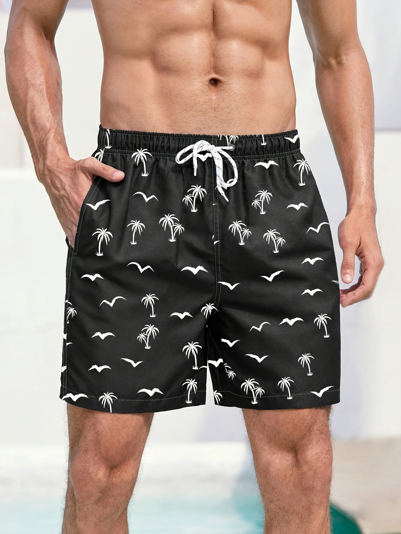 Men's Swim Trunks - Quick Dry With Pockets – view 3