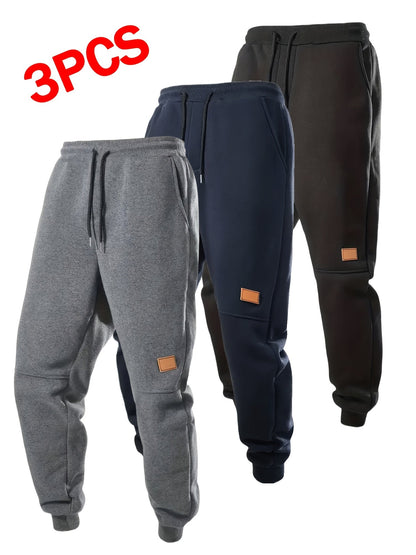 Men's Track Pants - Drawstring Waist – Grey option – view 2