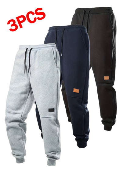 Men's Track Pants - Drawstring Waist – Grey option – view 4