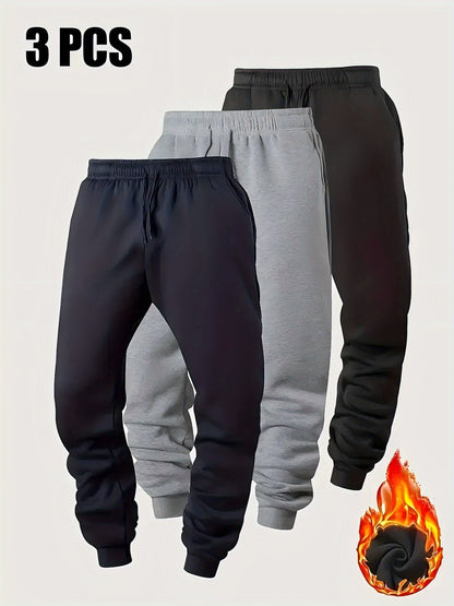 Men's Track Pants - Drawstring Waist With Pockets – Black option – view 8
