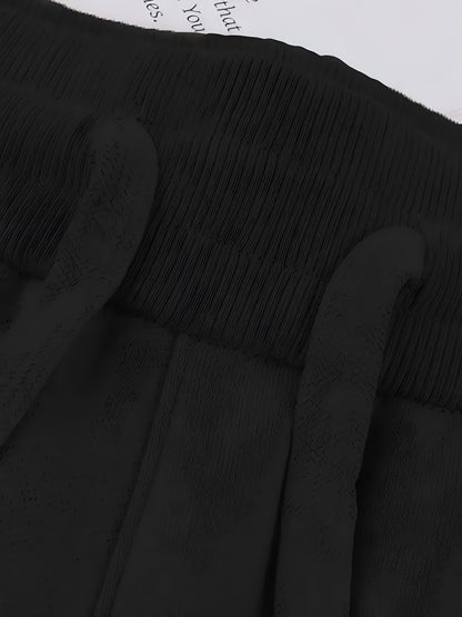 Men's Track Pants - Drawstring Waist With Pockets – Black option – view 11