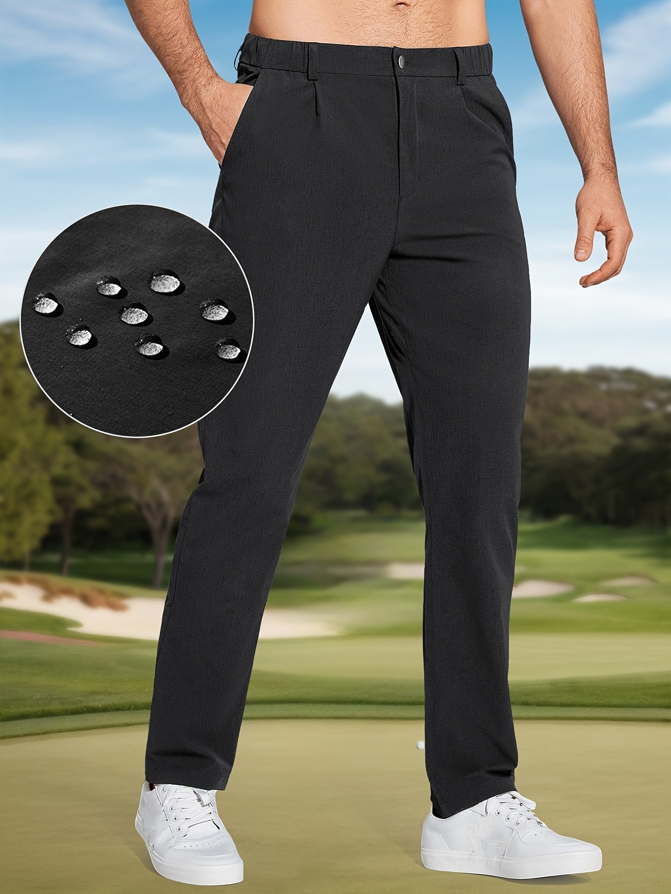 Men's Track Pants - Quick Dry – Sizes 30–42 – Black option – main product image