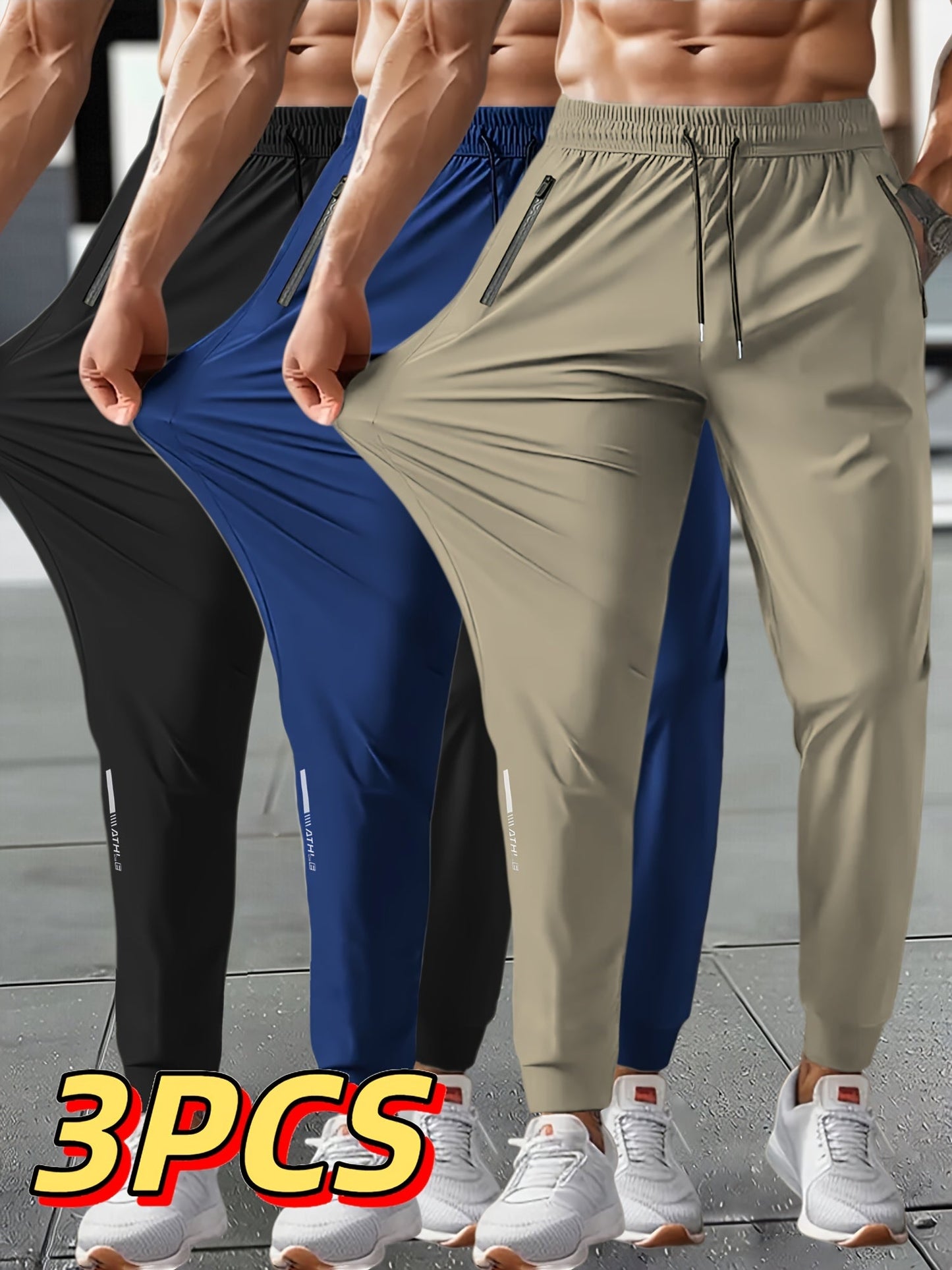 Men's Track Pants - Stretch With Pockets – Slim Fit – view 9