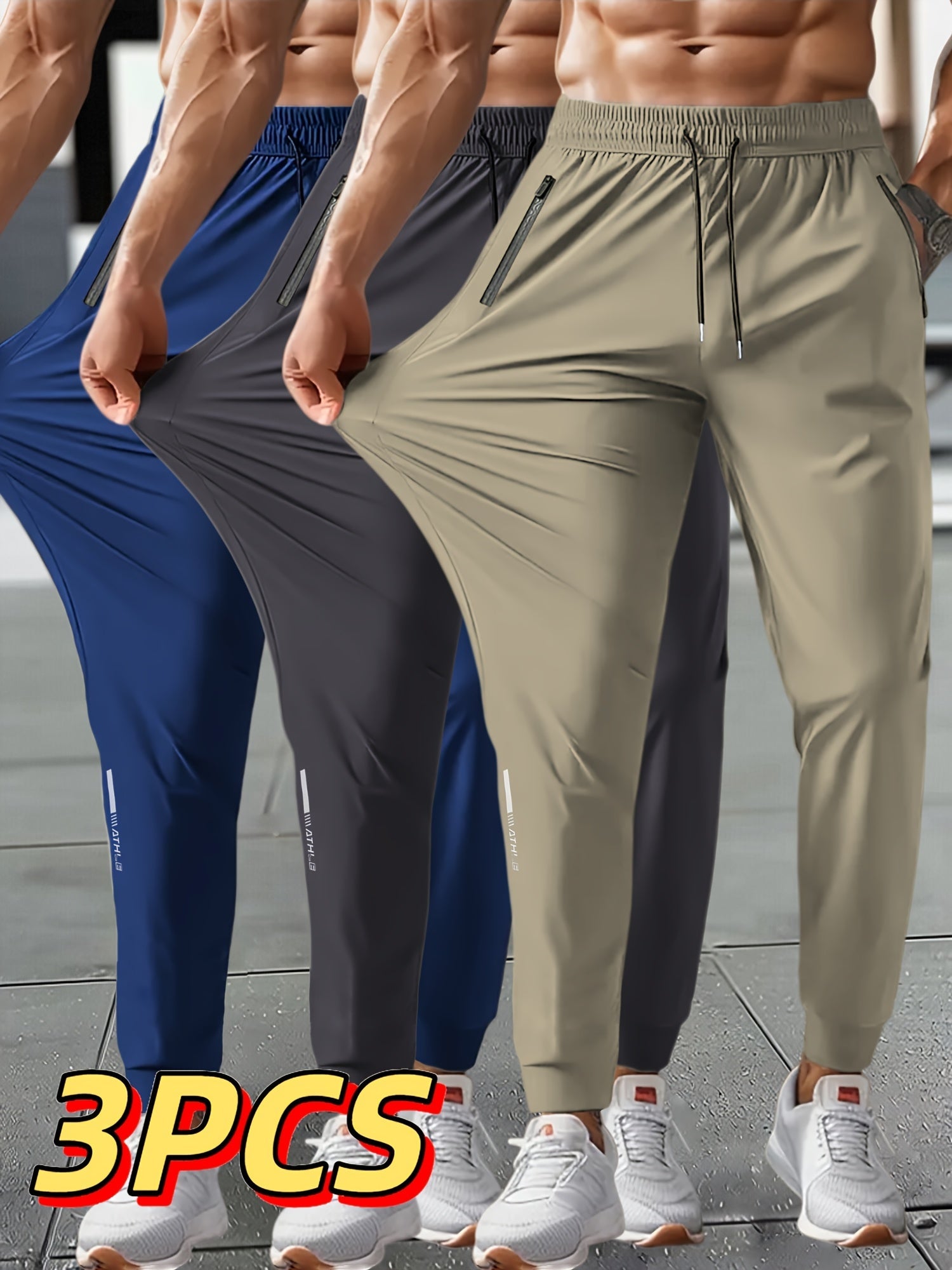 Men's Track Pants - Stretch With Pockets – Slim Fit – view 10