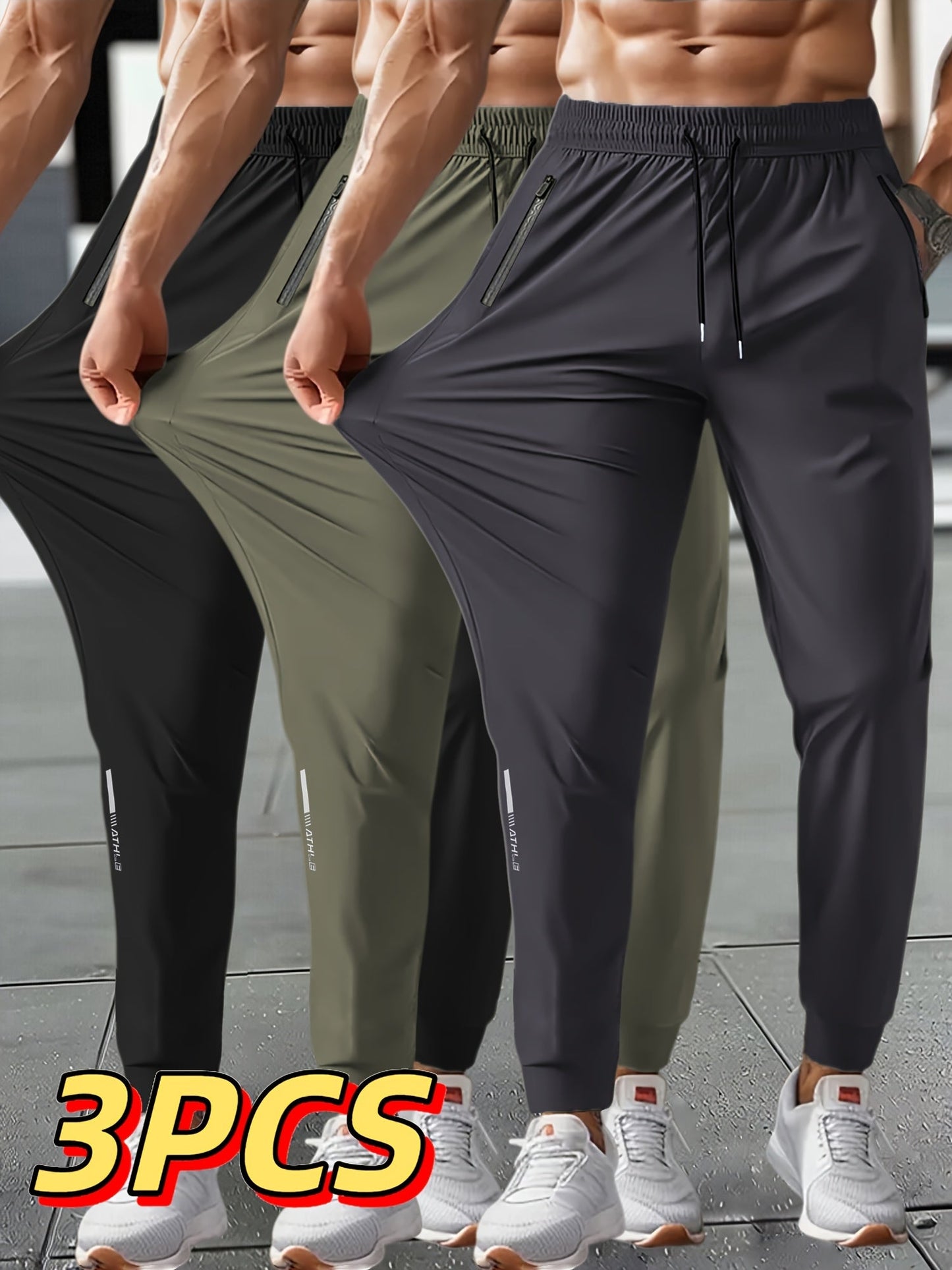 Men's Track Pants - Stretch With Pockets – Slim Fit – view 11