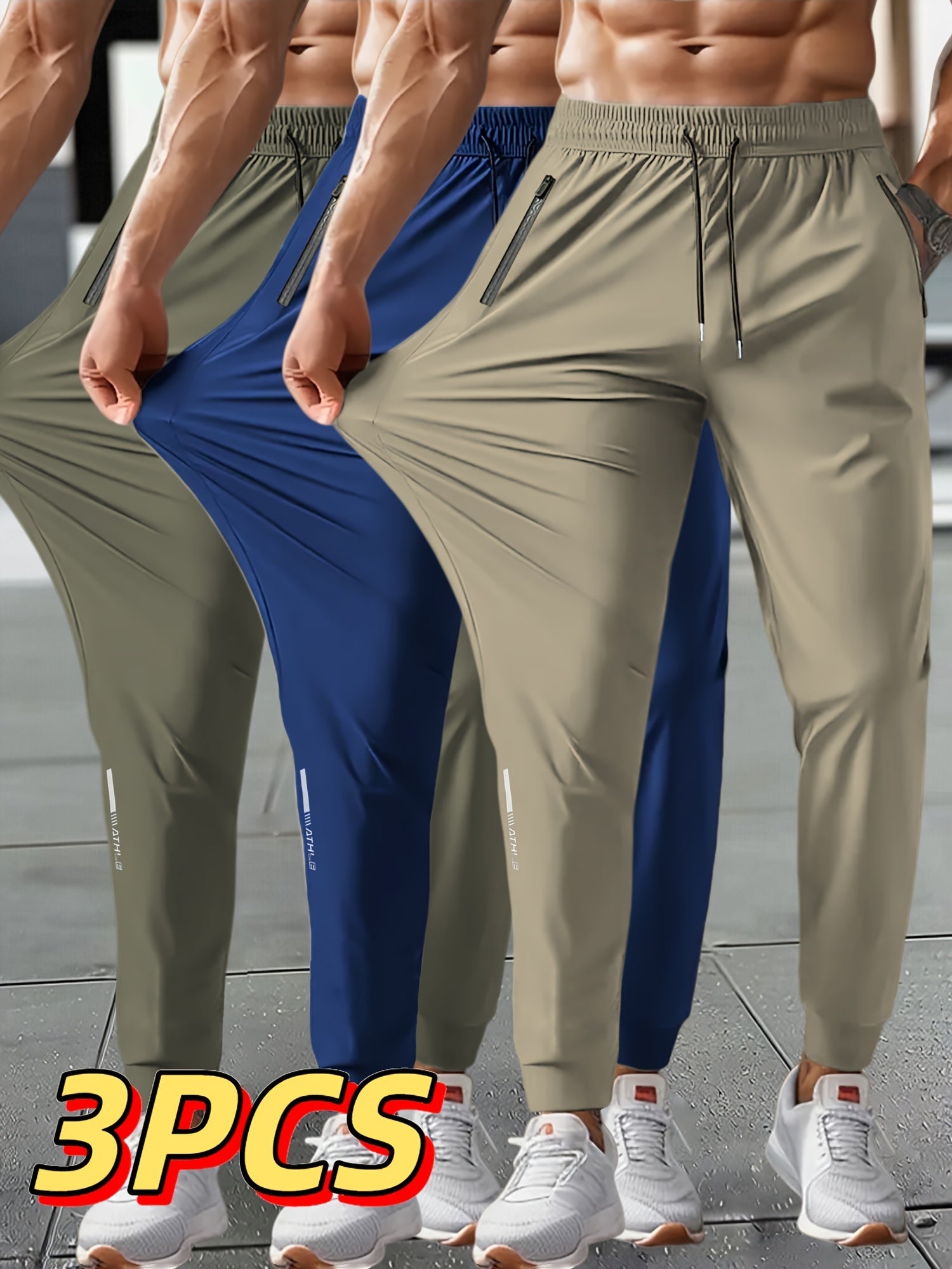 Men's Track Pants - Stretch With Pockets – Slim Fit – view 14