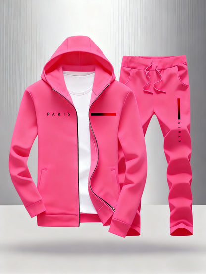 Men's Tracksuit Jacket and Pants Set - 3D Print – view 9