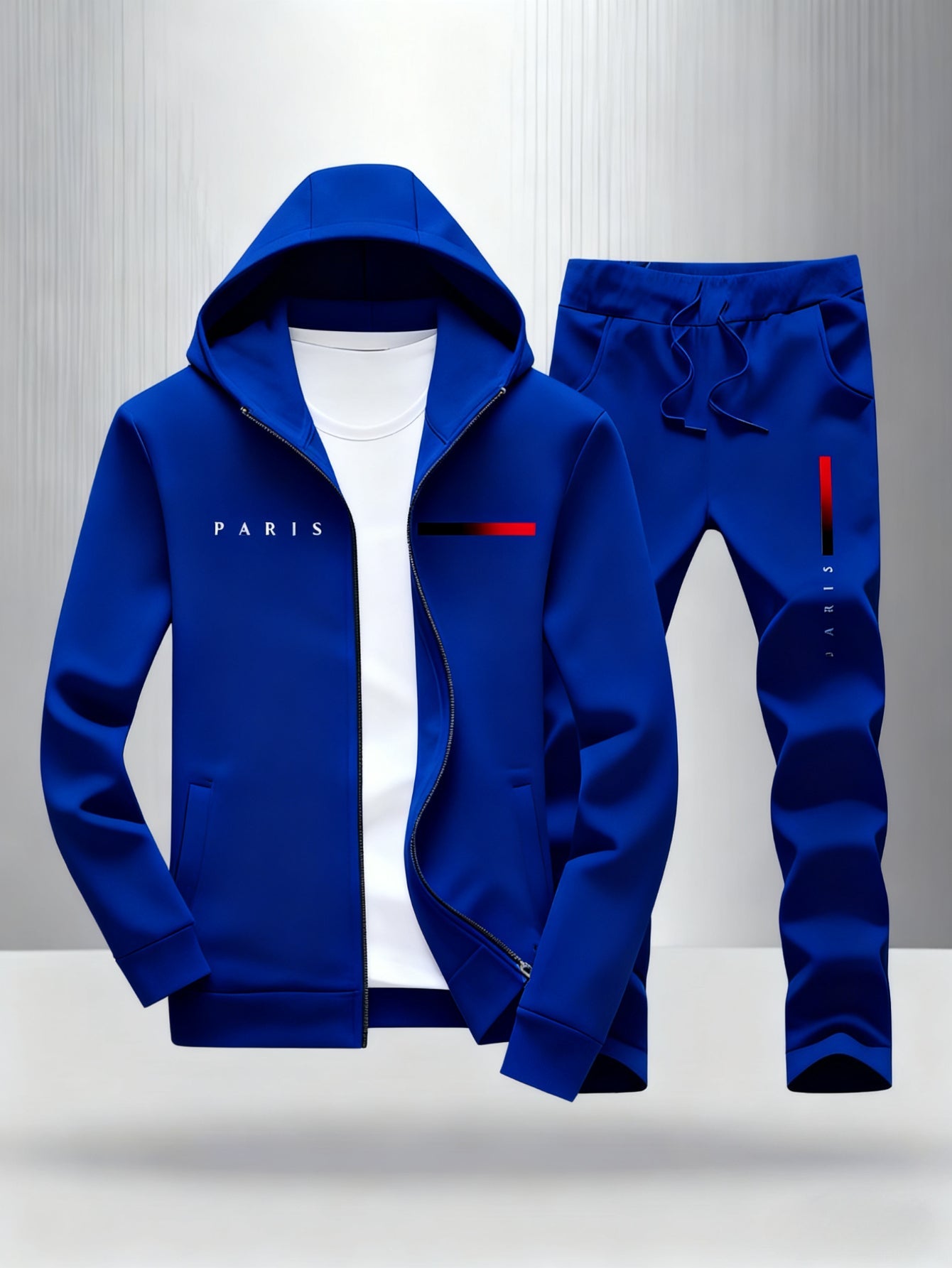 Men's Tracksuit Jacket and Pants Set - 3D Print – view 12