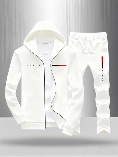 Men's Tracksuit Jacket and Pants Set - 3D Print – view 18
