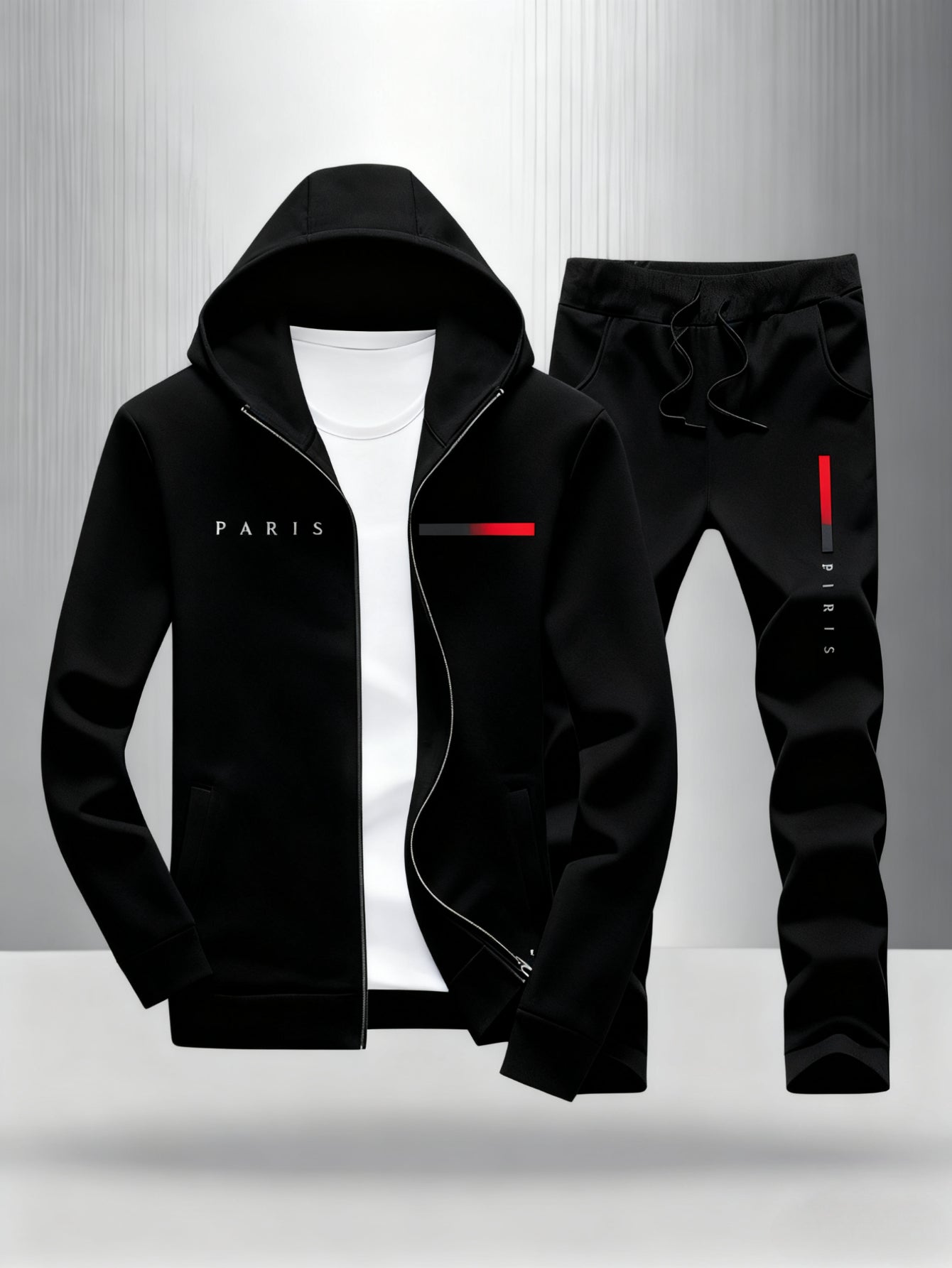 Men's Tracksuit Jacket and Pants Set - 3D Print – view 20