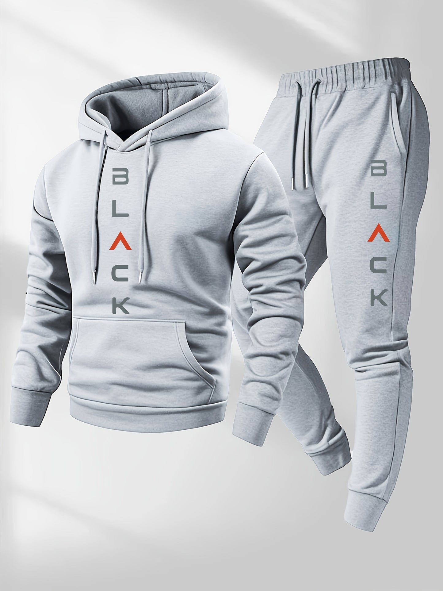 Men's Tracksuit Jacket and Pants Set - Coordinated Cold-Weather Urban Edition – view 4