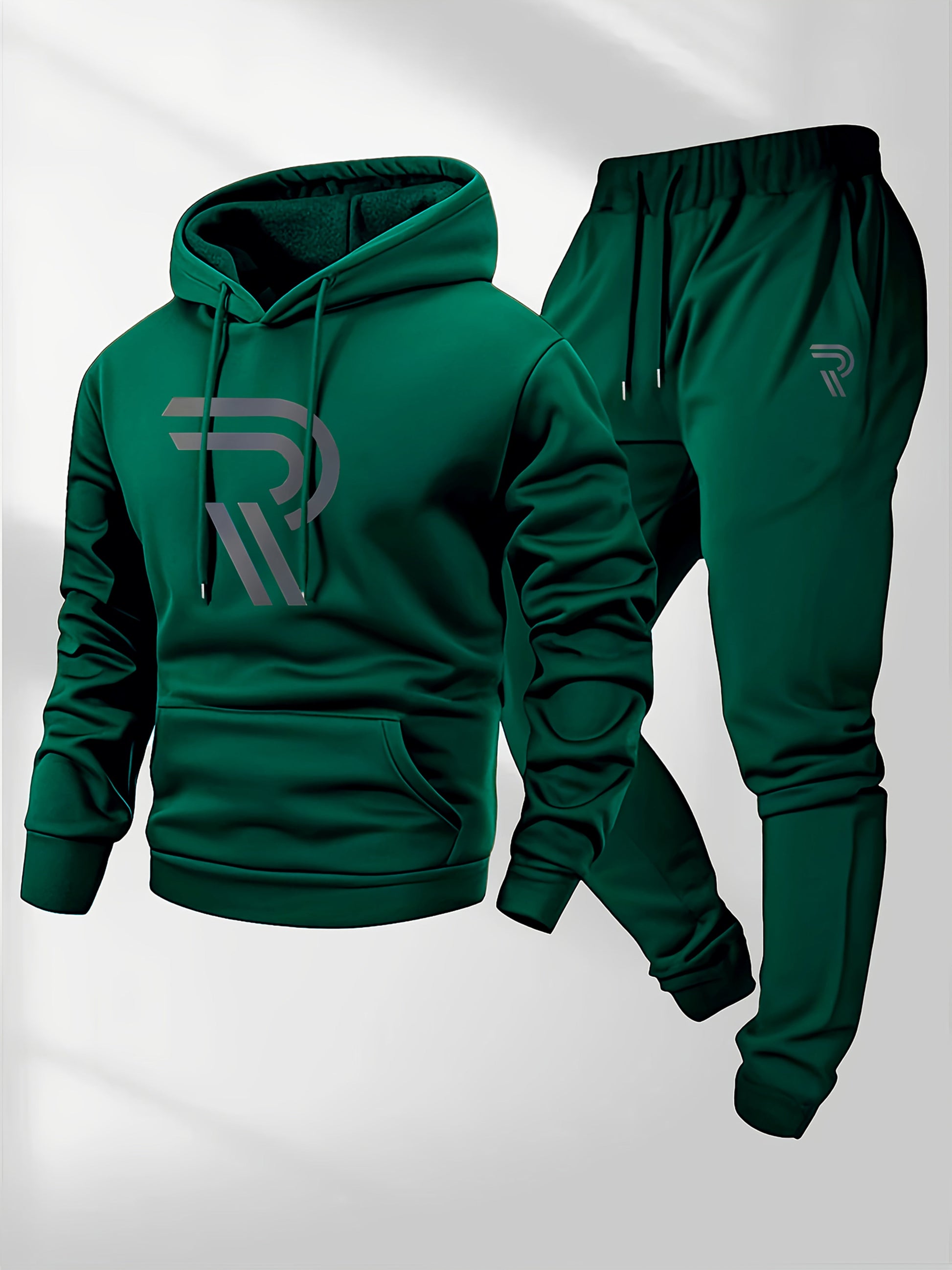Men's Tracksuit Jacket and Pants Set - Patriotic Print Cold-Weather Style – view 5